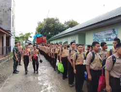 Kodim 1404/Pinrang Selenggarakan Persami KKRI, 117 Siswa SMAN 1 Pinrang Ikuti Pembinaan Karakter dan Disiplin