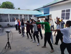 Lapas Wonreli Gelar Senam Pagi Bersama