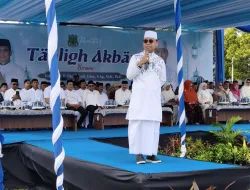 Dandim 1404/Pinrang Hadiri Tabligh Akbar HUT ke-66 Kabupaten Pinrang