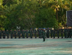 Korem 181/PVT Laksanakan Upacara Bendera 17-an Bulan Februari 2026