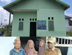 Rehab RTLH Kodim 0102/Pidie Rampung, Pasangan Lansia di Lampoh Krueng Kini Miliki Rumah Layak Huni