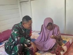 Suasana Haru Bercampur Bahagia, Rumah Ibu Nurhazizah Selesai Dansatgas TMMD 127 Berikan Tambahan Prabotan