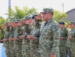 Pangdam VI/Mlw Sambut Kunjungan Panglima TNI Di Kalimantan Utara