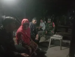 Babinsa Koramil 1404-02/Mattiro Sompe Laksanakan Patroli Malam, Imbau Warga Jaga Kamtibmas