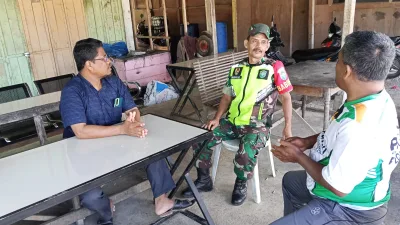 Perkuat Silaturahmi Ramadhan, Babinsa Koramil 17/Geumpang Gelar Komsos Bersama KBT di Pucok