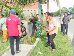 Babinsa Koramil 01/Simeulue Timur Melaksanakan Kegiatan Pengukuran Tanah