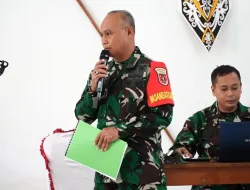 Tim Wasev Pusat Teritorial Angkatan Darat Terima Paparan Dansatgas TMMD 127 Kodim 0903/Bulungan