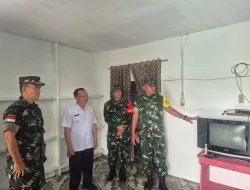 Tinjau Sasaran Fisik, Tim Wasev TMMD 127 Melihat Langsung RTLH Milik Bapak Rusli