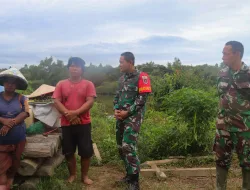 Dansatgas TMMD Dengar Curahan Hati Pemilik RTLH yang Akan Dibangun