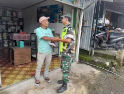 Babinsa Koramil 17/Geumpang Perkuat Silaturahmi Lewat Komsos di Desa Puloloih