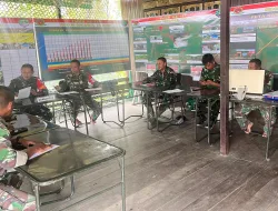 Dansatgas TMMD 127 Ambil Briefing dan Evaluasi Pelaksanaan Kegiatan di Kotis