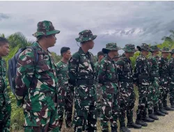 Apel Pagi, Dansatgas TMMD 127 Kodim 0903/Bulungan Berikan Penekanan dan Motivasi Anggota