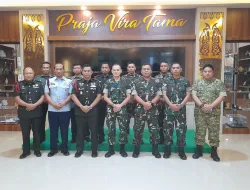 Korem 181/PVT Terima Kunjungan Tim Pengadilan Militer III-19 Jayapura