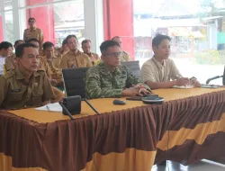 Kodim 1405/Parepare Wilayah Barru Ikuti Vicon Evaluasi Percepatan Pembangunan KDKMP