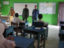 SMP N 1 Tanjung Palas Tengah Apresiasi Kehadiran Satgas TMMD 127 Kodim 0903/Bulungan