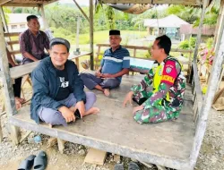 Memberi Rasa Nyaman Dan Aman Di Bulan Suci Ramadhan Babinsa Melaksanakan Tatap Muka Langsung Ke masyarakat Sekaligus Komunikasi Sosial