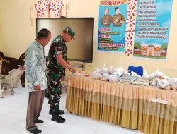 Babinsa Koramil 04/Salang Melaksanakan Kegiatan pendampingan Makan Bergizi Gratis (MBG)