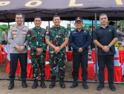 Hadiri Tanam Jagung Serentak, Dandim 0907/Tarakan Kokohkan Sinergi TNI-Polri dan Pemerintah