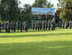 Cek Kesiapan Personel, Pasi Ops Kodim 1419/Enrekang Pimpin Apel Gelar Pasukan