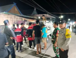 Sinergitas Babinsa Koramil 1404-08/Lanrisang Dan Bhabinkamtibmas Pantau Lomba Patrol