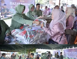 Jelang Idul Fitri, Kodim 0102/Pidie Gelar Bazar Ramadan TNI Serentak Untuk Bantu Kebutuhan Masyarakat
