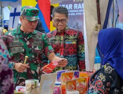 Gelar Bazar Murah Ramadhan, Kodim 0907/Trk Sediakan Sembako Lebih Terjangkau