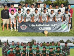 RIBUAN SUPORTER ANTUSIAS MENANTIKAN PARTAI FINAL LIGA RAMADHAN 1447 H KALIBER KODIM 1404/PINRANG
