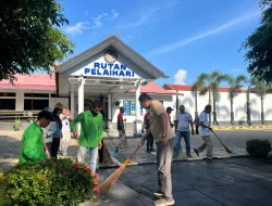 Ciptakan Lingkungan Bersih dan Nyaman, Rutan Pelaihari Gelar Kerja Bakti Bersama