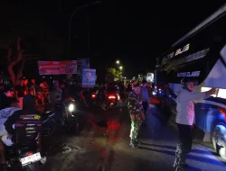 Jelang Idul Fitri, Koramil 1419-02/Enrekang dan Polsek Enrekang Intensifkan Patroli Malam