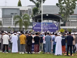 Momentum Kemenangan, Warga Binaan Lapas Banjarbaru Ikuti Sholat Idul Fitri 1447 H