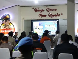 Danrem 181/PVT Ikuti Pemantauan dan Pengecekan Titik Pengamanan Secara Virtual