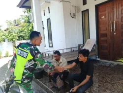 Perkuat Silaturahmi Pasca Idulfitri, Babinsa Koramil 05/Indra Jaya Aktif Laksanakan Komsos di Desa Rumia