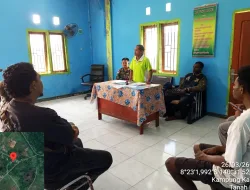 HADIR DAN BERI ARAHAN, BABINSA KAMANGI KAWAL PEMBENTUKAN KOPERASI DESA MERAH PUTIH