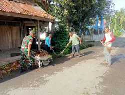 Kebersamaan di Meunasah, Babinsa Ajak Warga Jaga Kebersihan Fasilitas Ibadah