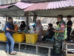Babinsa melaksanakan giat komsos bersama warga binaan