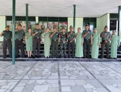 Dandim 1405/Parepare Pimpin Upacara Korps Raport Kenaikan Pangkat, Tekankan Profesionalisme dan Tanggung Jawab Prajurit