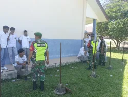 Babinsa Koramil 03/Delima Sambangi Sekolah, Tanamkan Wawasan Kebangsaan kepada Siswa