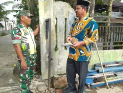 Babinsa Koramil 04 Beutong Aktif dalam kegiatan komunikasi sosial di masyarakat Desa Binaannya