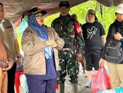 KEPEDULIAN JELANG PASKAH, BABINSA MERAUKE DAMPINGI WAKIL BUPATI KE KAMPUNG NGGOLAR