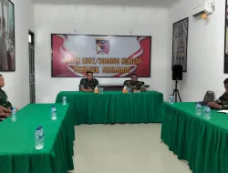 Kunjungan Kerja Tim Verifikasi Korem 181/PVT DI Kodim 1807/Sorong Selatan Berjalan Lancar
