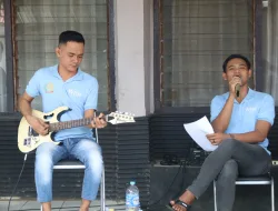Rawana Band Hangatkan Suasana Layanan Besuk di Rutan Pelaihari