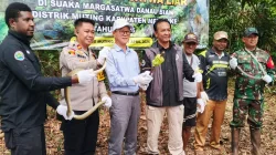 PERAN AKTIF BABINSA MUTING, DUKUNG PELEPASLIARAN SATWA UNTUK KESEIMBANGAN DAN KELESTARIAN ALAM