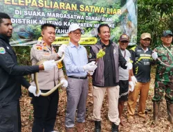 PERAN AKTIF BABINSA MUTING, DUKUNG PELEPASLIARAN SATWA UNTUK KESEIMBANGAN DAN KELESTARIAN ALAM