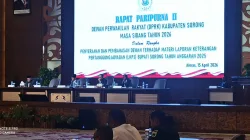 Korem 181/PVT Hadiri Rapat Paripurna II DPRK Kabupaten Sorong Tahun 2026.