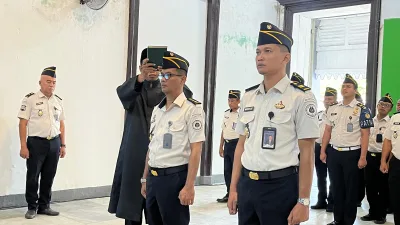 Kalapas Ambarawa Lantik Dua Pejabat Manajeria