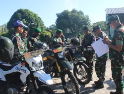 Pastikan Kelayakan Operasional, Keamanan dan Administrasi Kodim 1405/Parepare gelar pemeriksaan Kendaraan Dinas