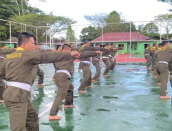Gelar Ujian Kenaikan Tingkat Pencak Silat Militer dari Sabuk Putih ke Kuning Kodim 0115/Simeulue