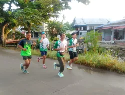Dandim 1404/Pinrang Ikuti Event Lari Mapusa Run 2026 di Kabupaten Pinrang