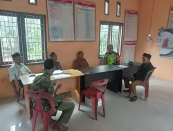 Babinsa Melaksanakan Kegiatan komunikasi sosial Bersama Masyarakat