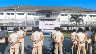 Hari Bakti Pemasyarakatan Ke-62, Lapas Banjarbaru Gelar Pekan Olahraga Pegawai dan Warga Binaan